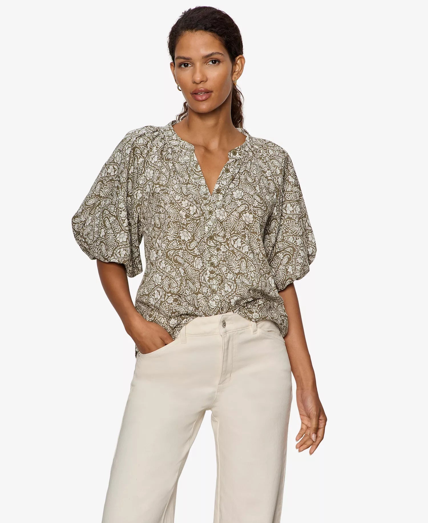 Sanctuary Plenty of Love Bubble Blouse