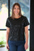 Sanctuary Sequin Perfect Tee Black