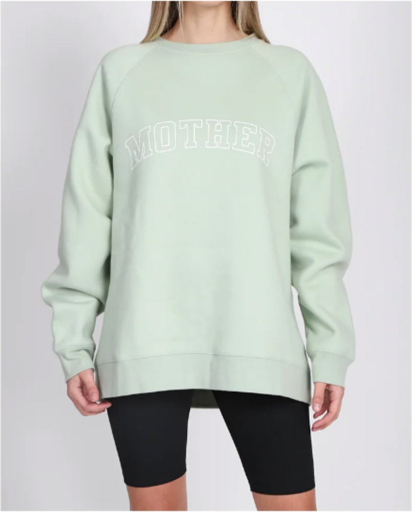 Brunette the Label Mother NYBF Crew Sage Green