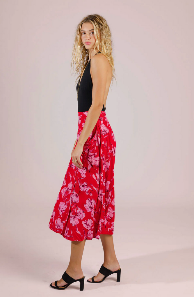 Band of the Free Vida Skirt Red/Pink