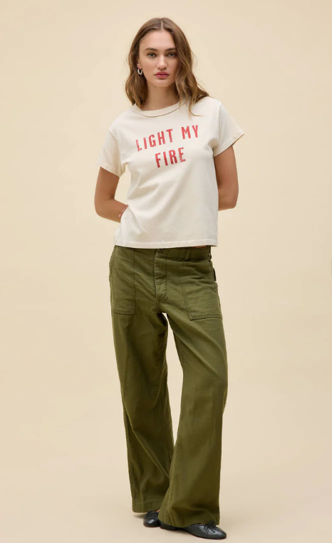 DAYDREAMER The Doors Light My Fire Reverse Girlfriend Tee