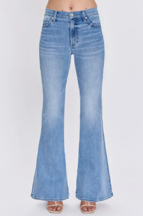 PISTOLA Kinsley Mid Rise Ultra Flare in Captivate