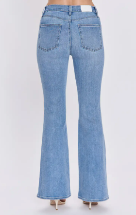 PISTOLA Kinsley Mid Rise Ultra Flare in Captivate