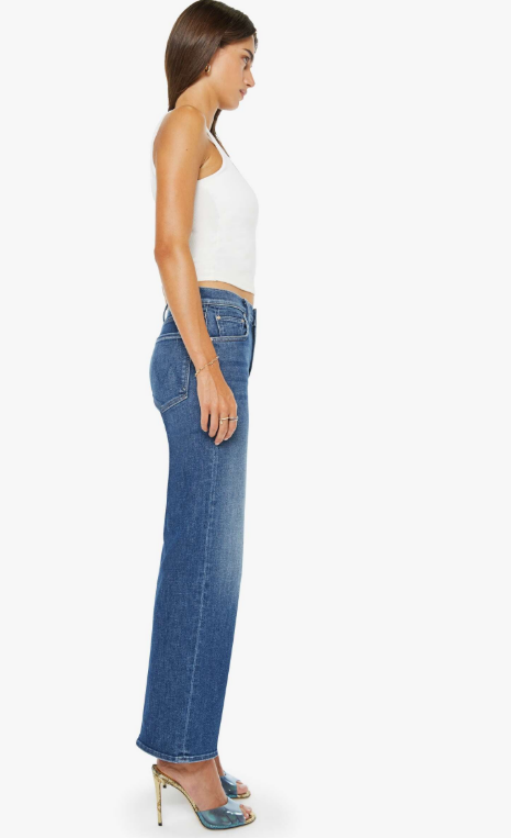 Mother Mid Rise Rambler Zip Ankle in Catch My Drift