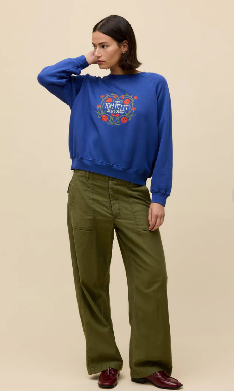 DAYDREAMER Tom Petty Wildflowers Shrunken Raglan Sweatshirt