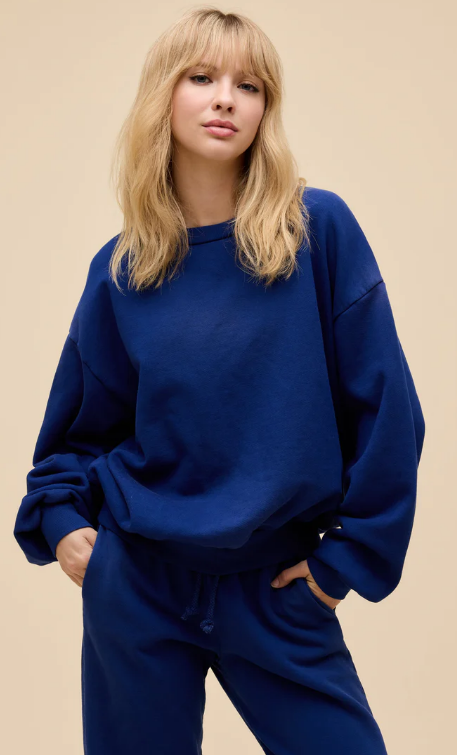 DAYDREAMER Solid Crew Sweatshirt