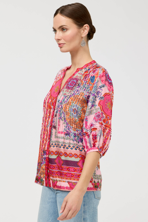 Johnny Was Collection Vacanza Blouse