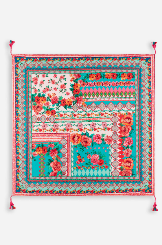 Johnny Was Collection Silk Scarf in Renata