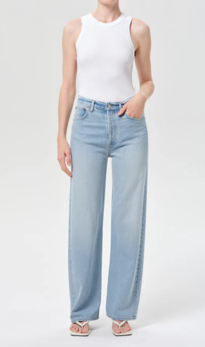 AGOLDE Ren High Rise Wide Leg 29 in Memory