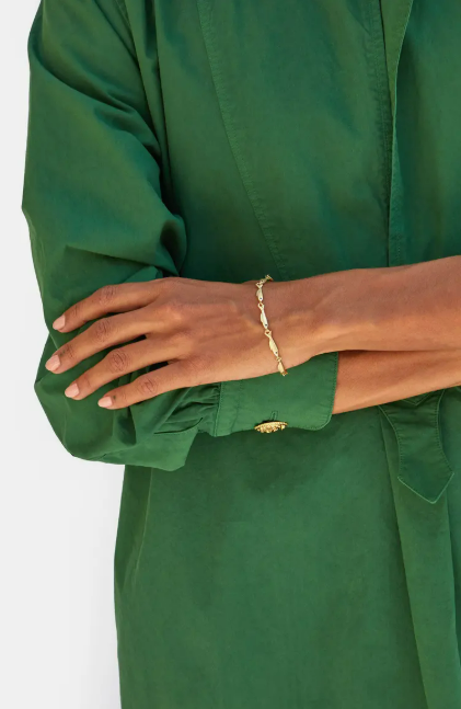 Clare V. Sardine Link Bracelet