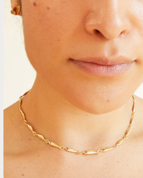 Clare V.  Sardine Link Necklace - 16"