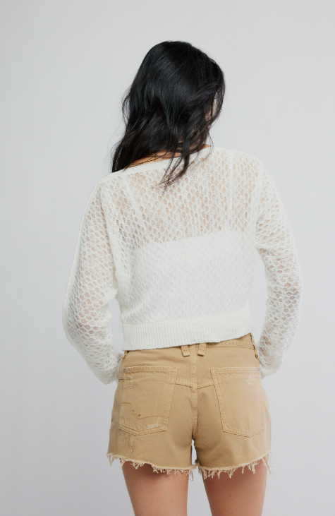 Free People Maris Fine Gauge Cardi