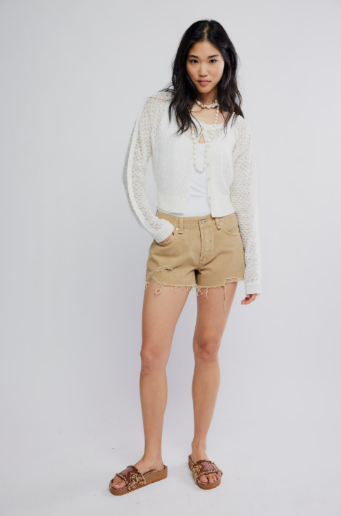 Free People Maris Fine Gauge Cardi