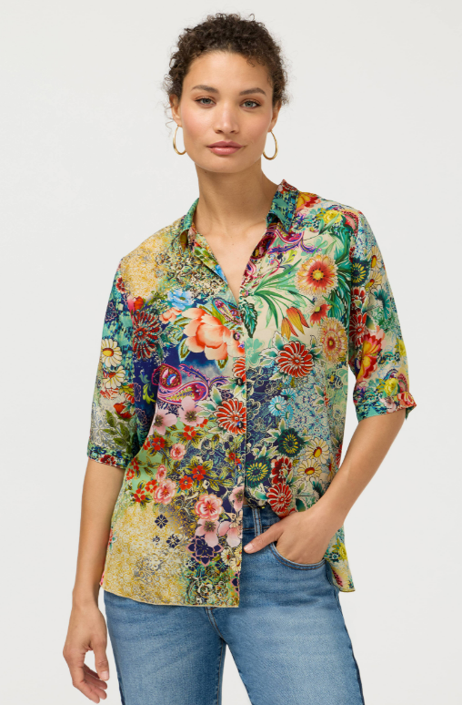 Johnny Was Collection Filaree Blouse