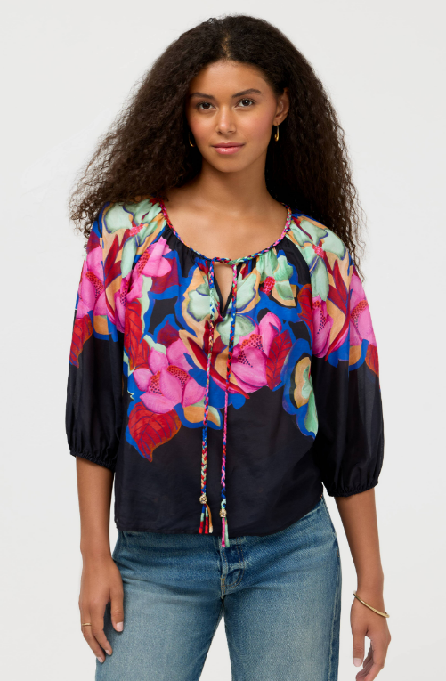 Johnny Was Collection Monaco Pleasant Blouse
