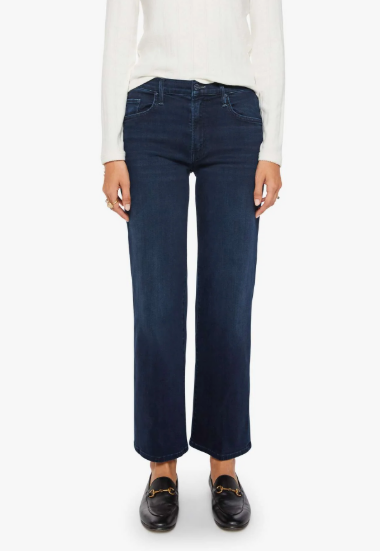 Mother Mid Rise Rambler Zip Ankle in Chip On My Shoulder