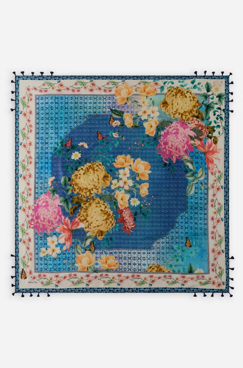 Johnny Was Collection Silk Scarf in Ballardi