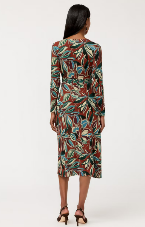 Johnny Was Collection The Janie Favorite Ruched Sleeve Wrap Dress