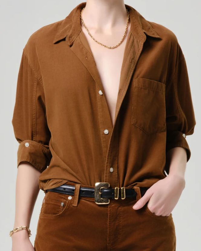 Citizens of Humanity Kayla Shirt in Corduroy