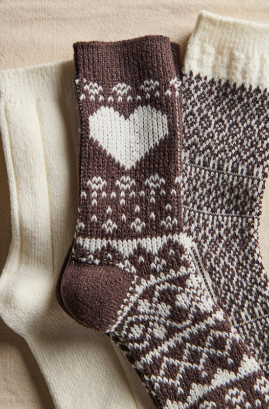 Free People Nordic Knit Sock Pac