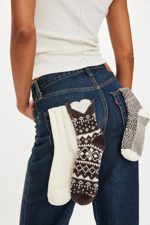 Free People Nordic Knit Sock Pac