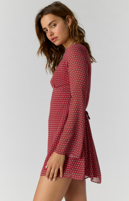 Free People Jolie Printed Mini Dress