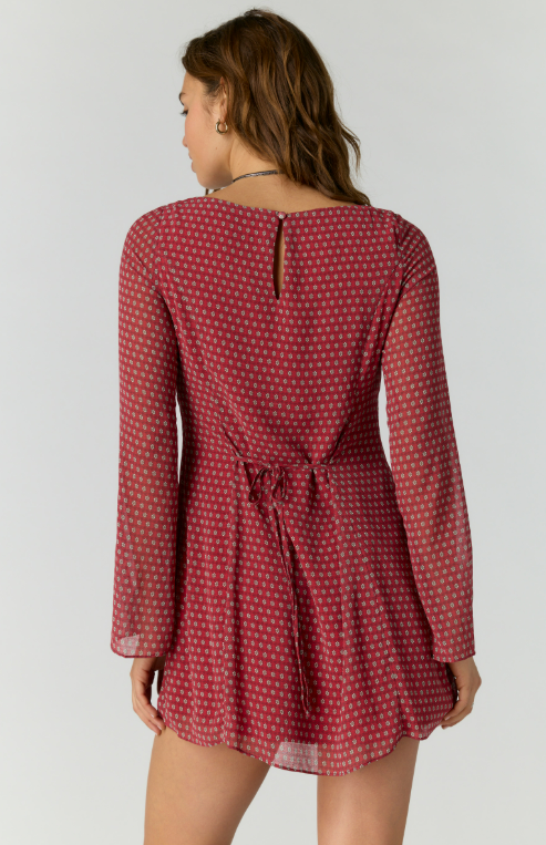 Free People Jolie Printed Mini Dress