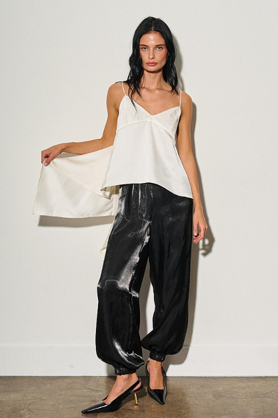 DEON Satin Balloon Harem Pants