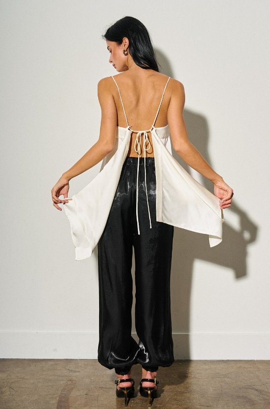 DEON Satin Balloon Harem Pants