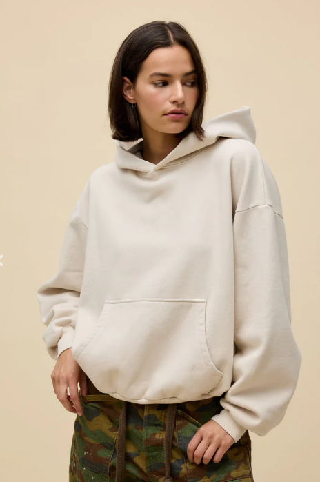 DAYDREAMER Solid Oversized Hoodie