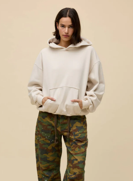 DAYDREAMER Solid Oversized Hoodie