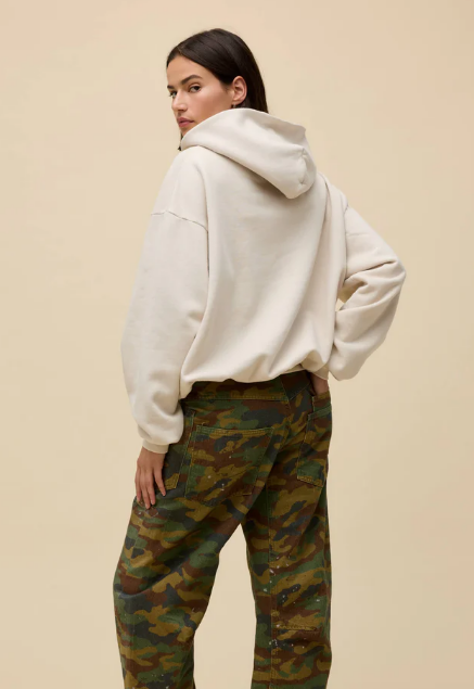 DAYDREAMER Solid Oversized Hoodie