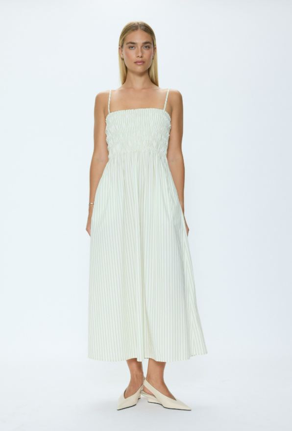 PISTOLA Bianca Shirred Bodice Dress