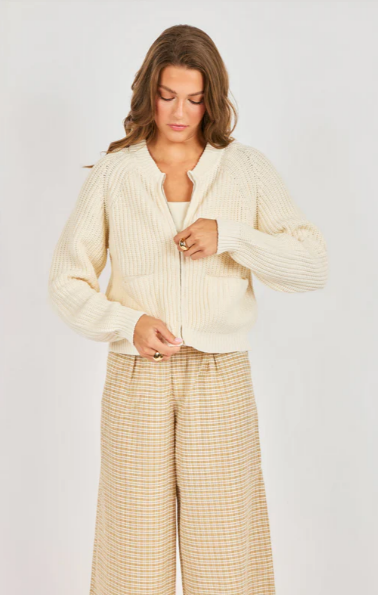 Sadie &amp; Sage Weston Zip Up Sweater