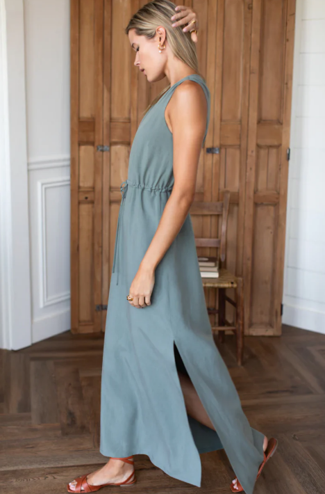 EMERSON FRY Grecian Keyhole Dress