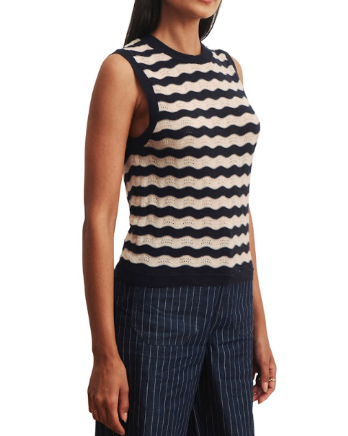 Sanctuary Everyday Chevron Knit Shell