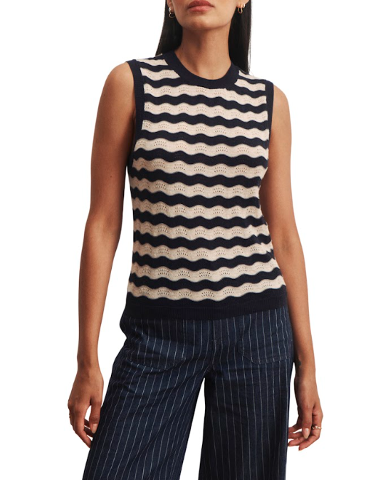 Sanctuary Everyday Chevron Knit Shell