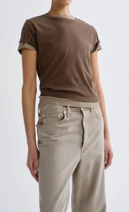AGOLDE Adine Shrunken Tee