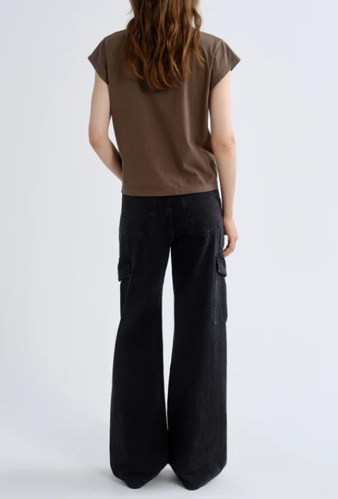 AGOLDE Long Line Bryce Cap Sleeve Tee