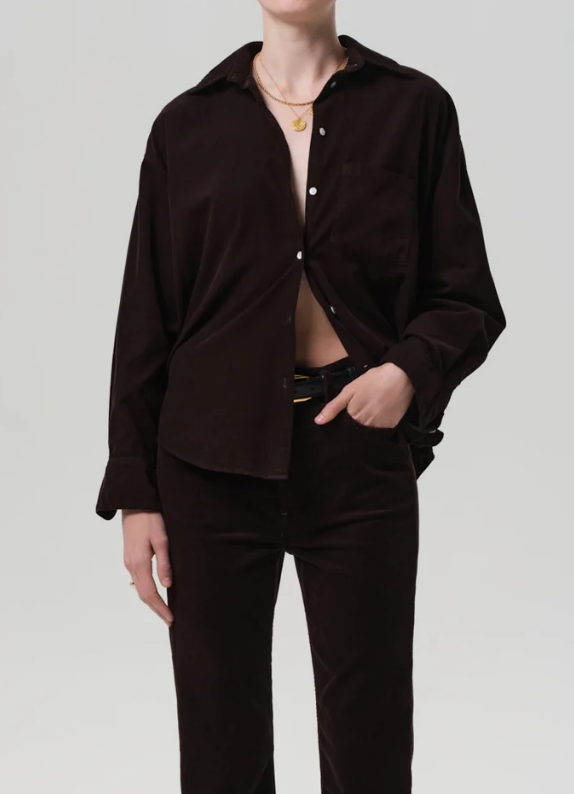 Citizens of Humanity Kayla Shirt in Corduroy