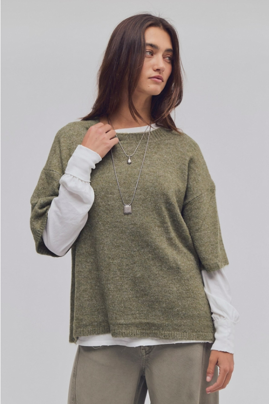 Free People Margot Sweater Tee