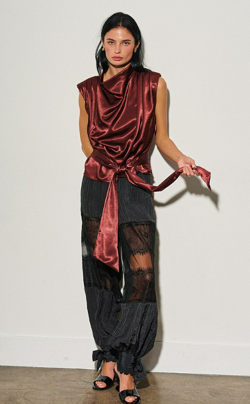 DEON Drape Satin Top