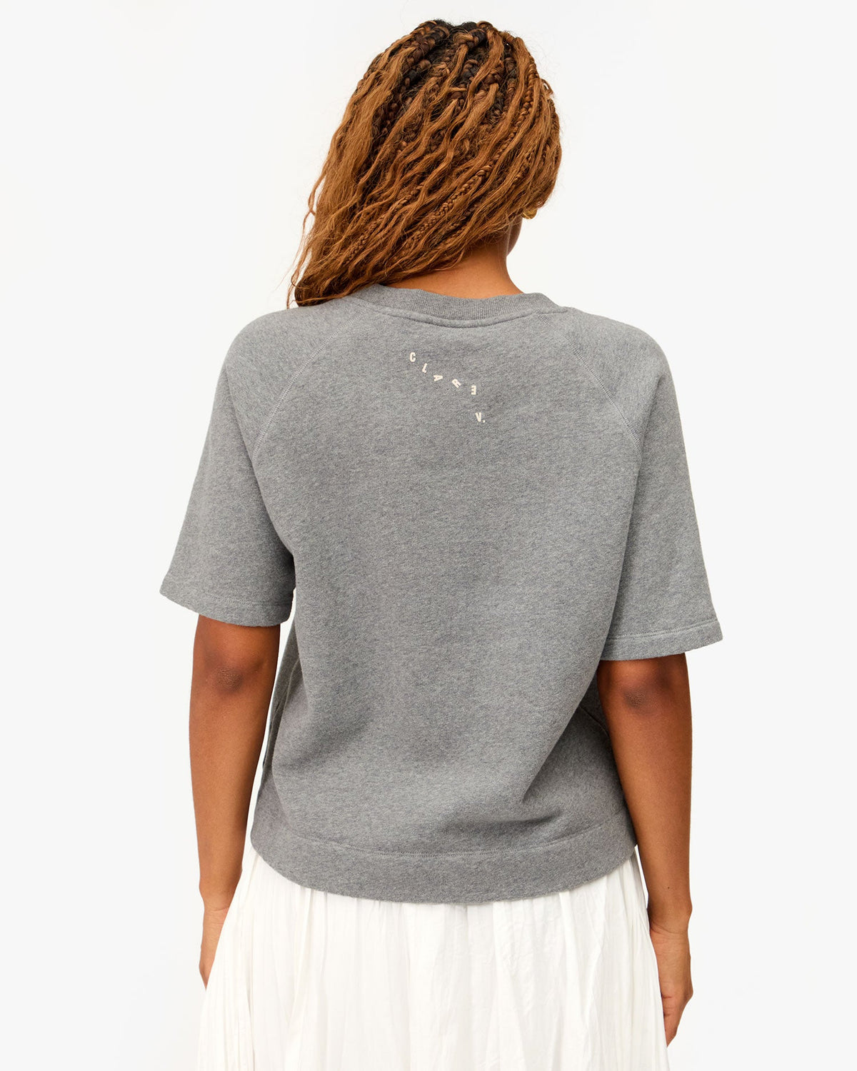 Clare V. Short Sleeve Sweatshirt