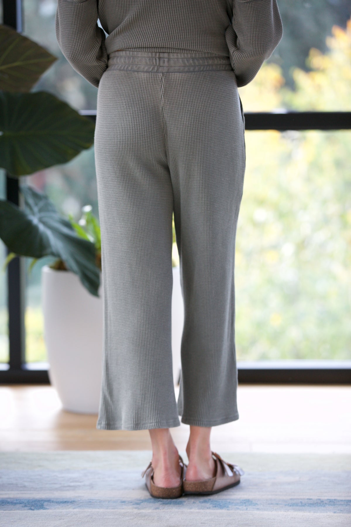 Splendid Alina Waffle Wide Leg Pant