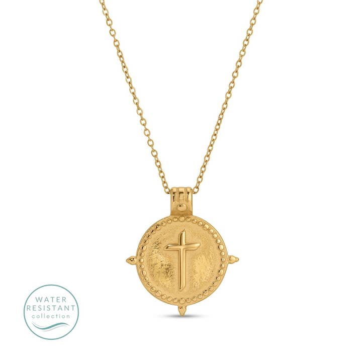 Splendid Iris Vintage Vibe Cross Pendant
