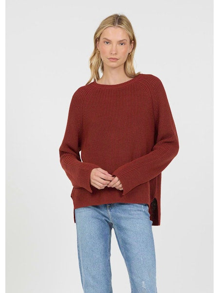 Stitches &amp; Stripes Alice Pullover Oxblood