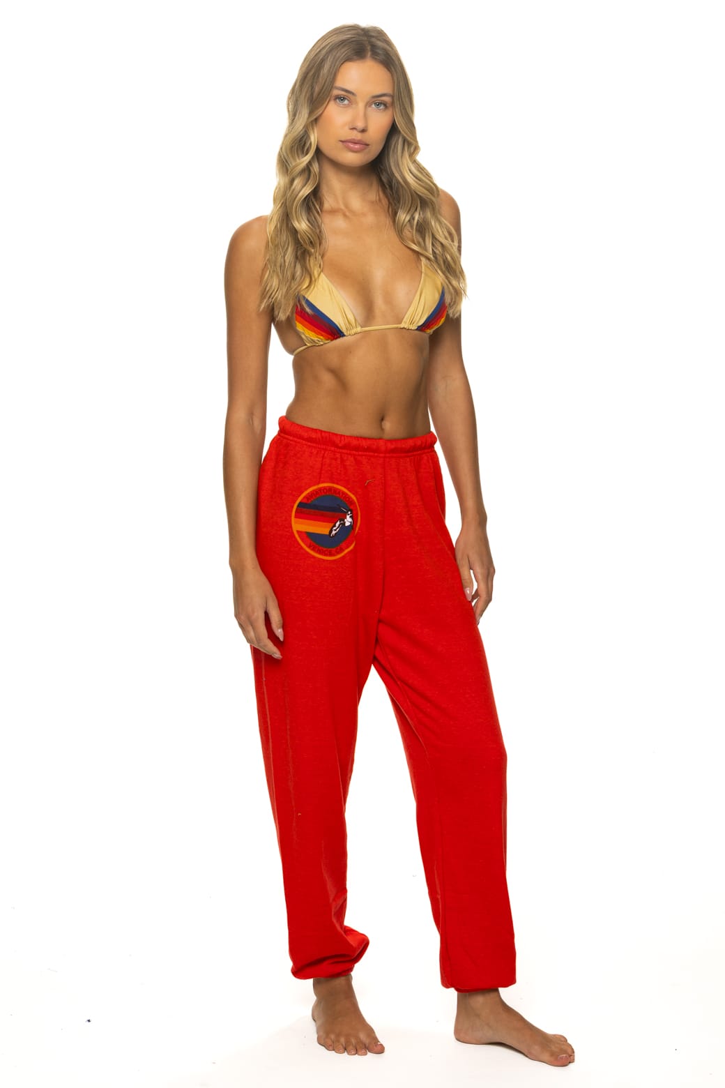 Aviator Nation -  Venice Sweatpants in Red