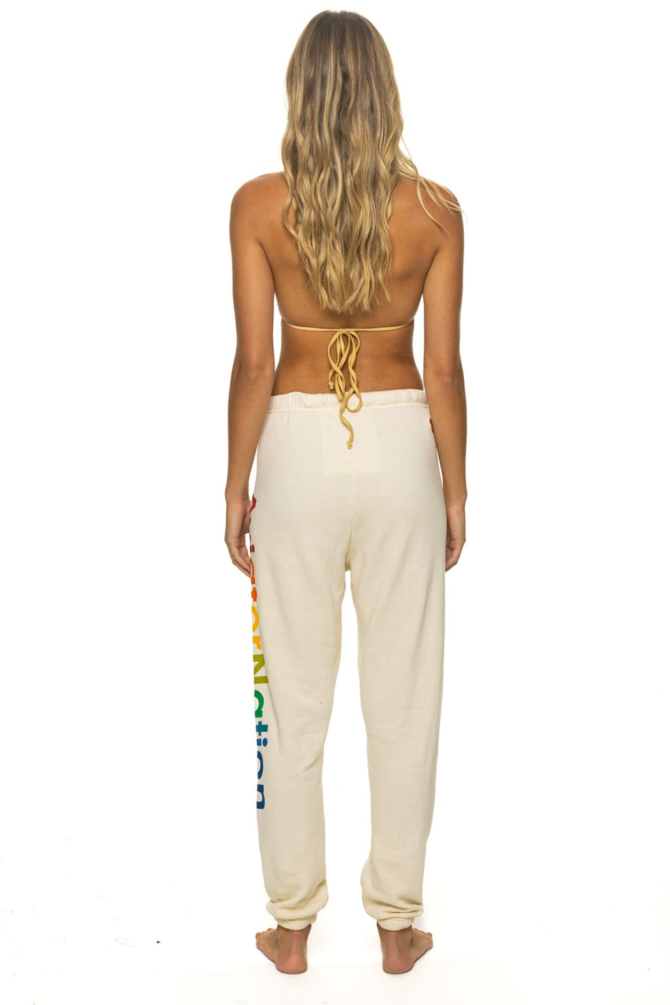 Aviator Nation -  Venice Sweatpants in Vintage White
