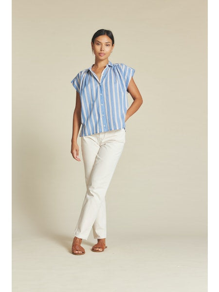 Birds of Paradis by Trovata Della Shirt in Napoli Stripe
