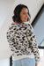 Sundry Leopard Boxy Cardigan